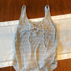 Lace up Abercrombie tank